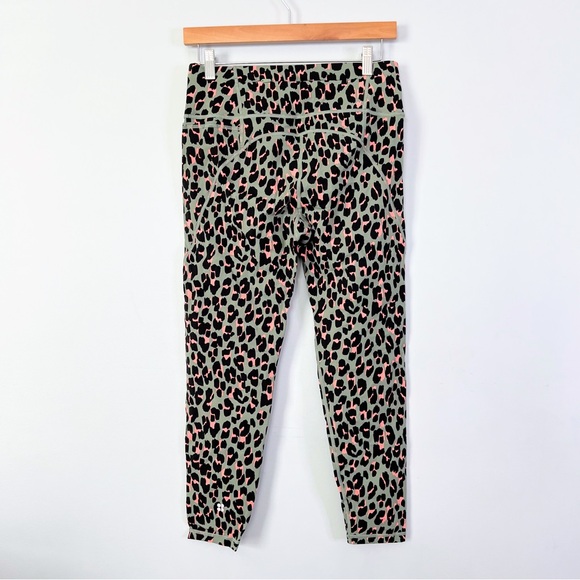 Sweaty Betty Leopard Print Power Pocket Workout Leggings size 8 Medium - Picture 8 of 15